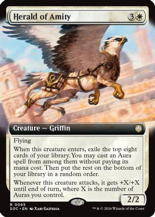 Herald of Amity (Extended Art) [Secrets of Strixhaven Commander]