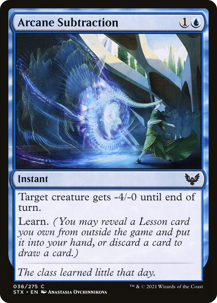 Arcane Subtraction [Strixhaven: School of Mages]