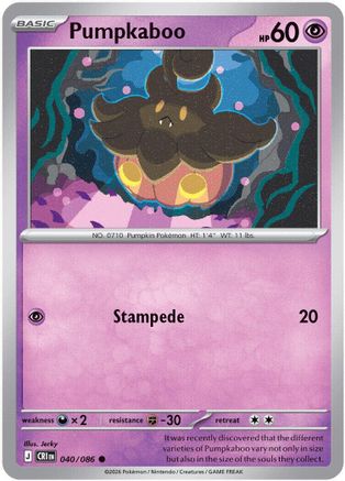 Pumpkaboo 040/086  ME04 Chaos Rising - Common
