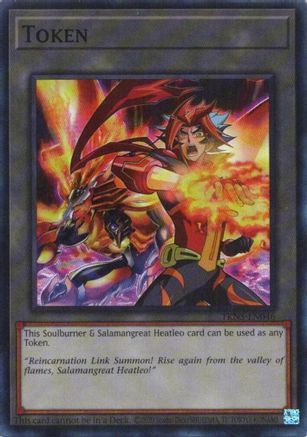Token: Soulburner & Salamangreat Heatleo () - Blazing Dominion Unlimited