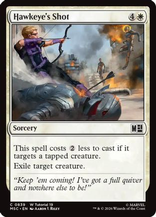 Hawkeye's Shot (0839) (MSC-839) - Commander: Marvel Super Heroes