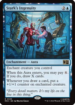 Stark's Ingenuity (MSC-533) - Commander: Marvel Super Heroes Foil