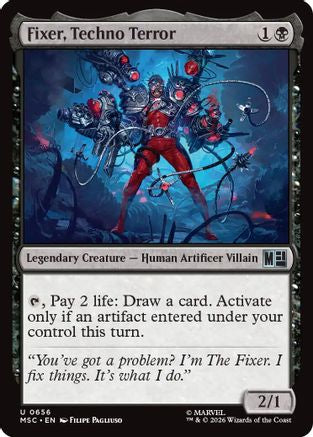 Fixer, Techno Terror (MSC-656) - Commander: Marvel Super Heroes Foil