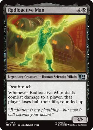 Radioactive Man (MSC-665) - Commander: Marvel Super Heroes Foil