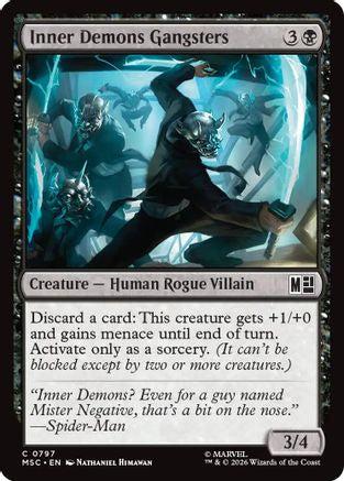 Inner Demons Gangsters (MSC-797) - Commander: Marvel Super Heroes