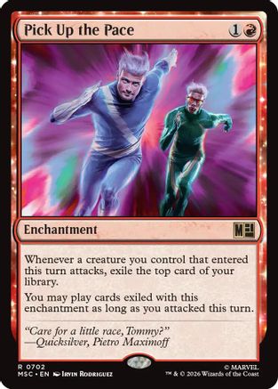 Pick Up the Pace (MSC-702) - Commander: Marvel Super Heroes Foil