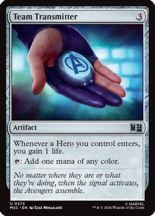 Team Transmitter (MSC-573) - Commander: Marvel Super Heroes
