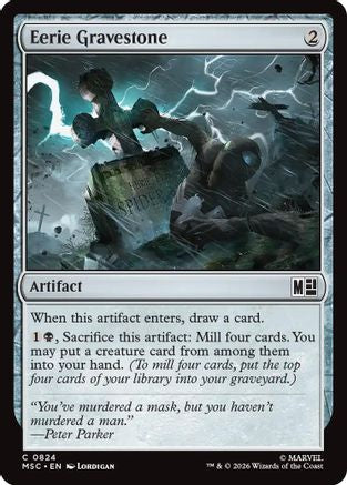 Eerie Gravestone (MSC-824) - Commander: Marvel Super Heroes Foil