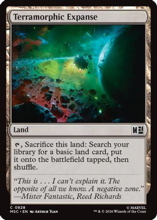 Terramorphic Expanse (0828) (MSC-828) - Commander: Marvel Super Heroes Foil