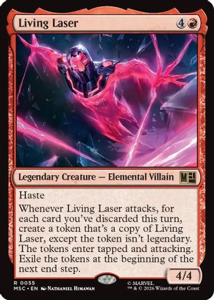Living Laser (MSC-055) - Commander: Marvel Super Heroes