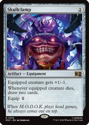 Skullclamp (Surge Foil) (MSC-210) - Commander: Marvel Super Heroes Foil