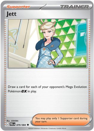 Jett 079/084  - Reverse Holofoil ME05 Pitch Black - Uncommon