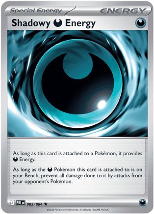 Shadowy Darkness Energy 083/084  - Holofoil ME05 Pitch Black - Rare