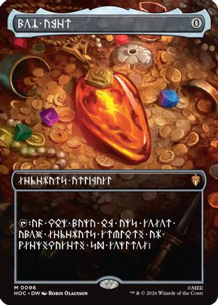 Mox Amber (Borderless) (Dwarvish) (HOC-096) - The Hobbit: Eternal-Legal