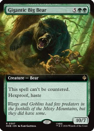Gigantic Big Bear (Extended Art) (HOB-307) - The Hobbit