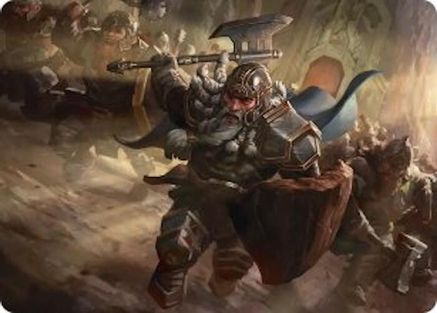 Thorin, Mountain-king Art Card (ASHOB-019) - Art Series: The Hobbit