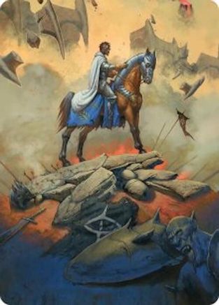 Aragorn, the Uniter Art Card (ASHOB-034) - Art Series: The Hobbit