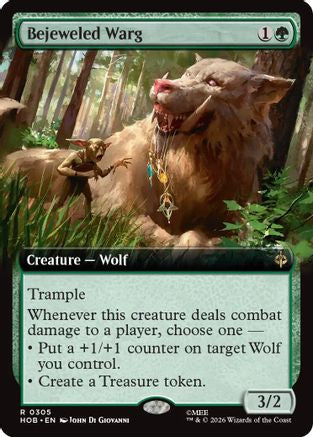 Bejeweled Warg (Extended Art) (HOB-305) - The Hobbit