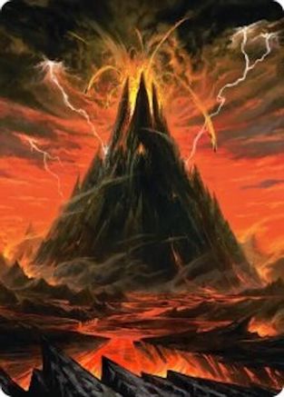 Mount Doom Art Card (ASHOB-039) - Art Series: The Hobbit
