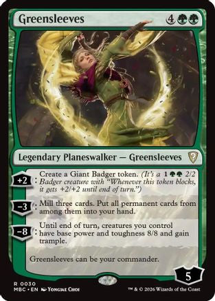 Greensleeves (-030) - Mystery Booster Commander Edition