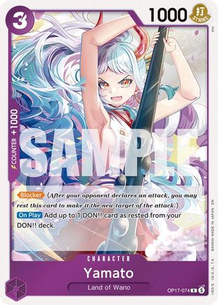 Yamato (OP17-074) - The World's Strongest Warriors Foil
