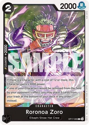 Roronoa Zoro (095) (OP17-095) - The World's Strongest Warriors