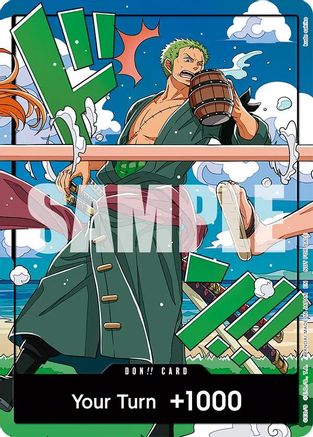 DON!! Card (World United) (Zoro) - One Piece Promotion Cards Foil