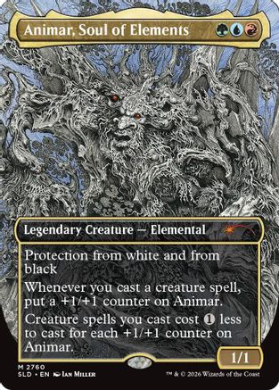 Animar, Soul of Elements (2760) (SLD-2760) - Secret Lair Drop Series Foil