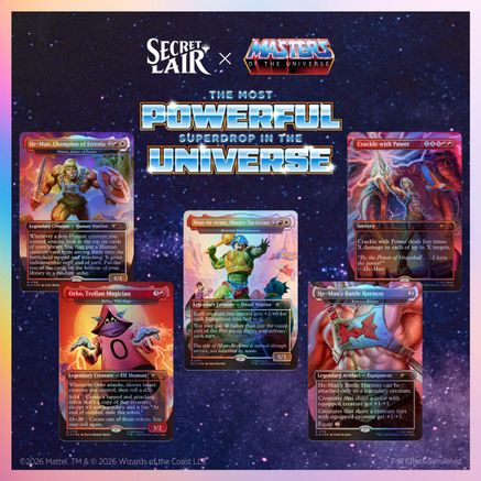 Secret Lair Drop: Secret Lair x Masters of the Universe: By the Power of Grayskull! - Traditional Foil Edition