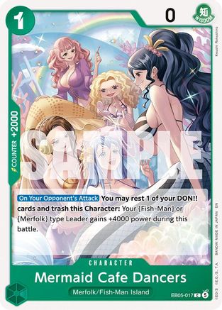 Mermaid Cafe Dancers (EB05-017) - Extra Booster: One Piece Heroine's Edition Vol. 2