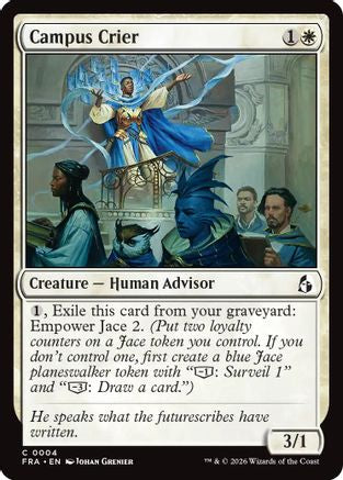 Campus Crier (FRA-004) - Reality Fracture Foil