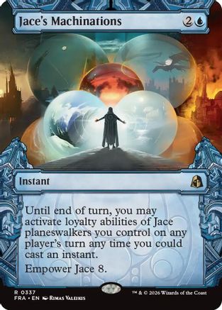 Jace's Machinations (Showcase) (FRA-337) - Reality Fracture Foil
