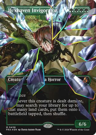 Hexhaven Invigorator (Borderless) (Facet Foil) (FRA-458) - Reality Fracture Foil
