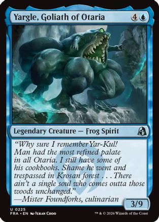 Yargle, Goliath of Otaria (FRA-225) - Reality Fracture Foil