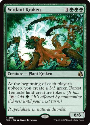 Verdant Kraken (FRA-118) - Reality Fracture Foil