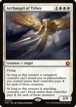 Archangel of Tithes (FDC-017) - Commander: Foundations