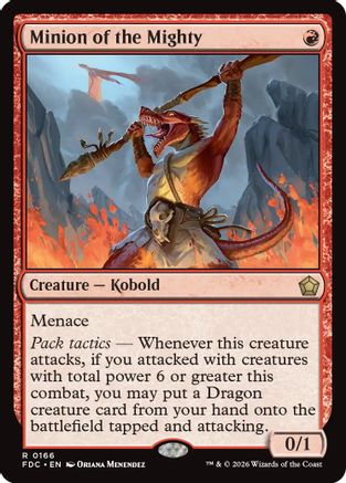 Minion of the Mighty (FDC-166) - Commander: Foundations