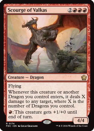 Scourge of Valkas (FDC-174) - Commander: Foundations
