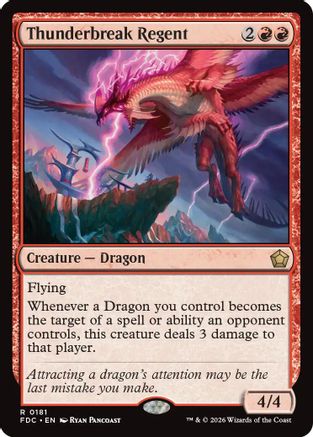 Thunderbreak Regent (FDC-181) - Commander: Foundations