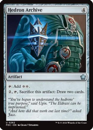 Hedron Archive (FDC-262) - Commander: Foundations