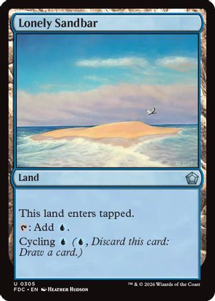 Lonely Sandbar (FDC-305) - Commander: Foundations