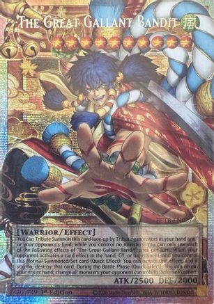 The Great Gallant Bandit (Starlight Rare) (Extended Art) (BETB-EN027) - Beyond the Brave 1st Edition