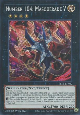 Number 104: Masquerade V (BETB-EN042) - Beyond the Brave 1st Edition
