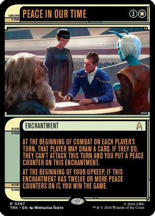Peace in Our Time (Showcase) (TRK-367) - Star Trek Foil