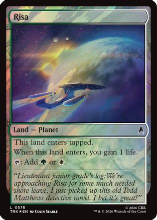 Risa (Surge Foil) (TRK-578) - Star Trek Foil