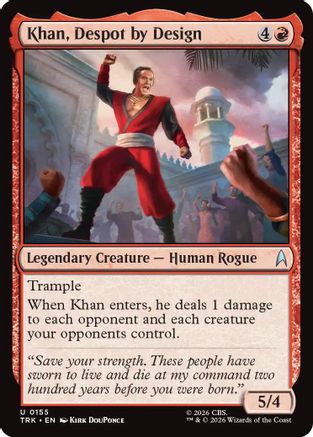 Khan, Despot by Design (TRK-155) - Star Trek