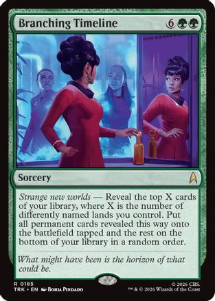 Branching Timeline (TRK-185) - Star Trek Foil