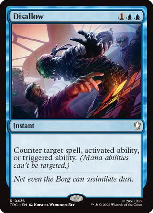 Disallow (Surge Foil) (TRC-436) - Commander: Star Trek Foil