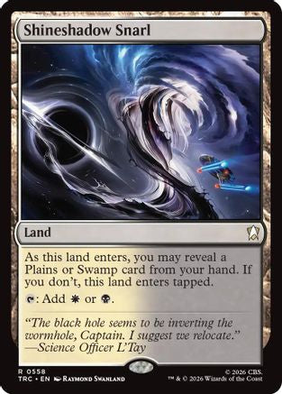 Shineshadow Snarl (Surge Foil) (TRC-558) - Commander: Star Trek Foil