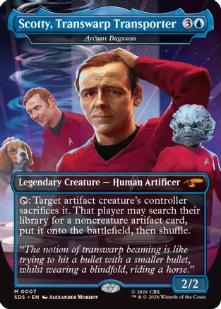 Scotty, Transwarp Transporter - Arcum Dagsson (Borderless) (SDS-007) - Star Trek: Stardates